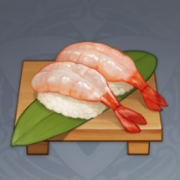 原神甜虾寿司食谱-甜虾寿司食谱配方及功效一览