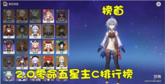 2021原神零氪主c排行_2021年原神零氪角色强度节奏榜