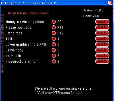 刺客信条2修改器全版本截图1