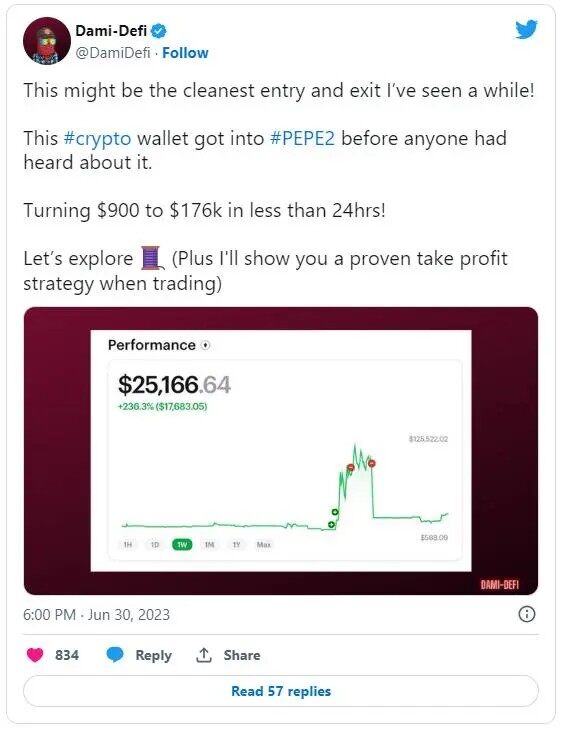 一天暴赚200倍！佩佩PEPE 2.0是什么？现在还能进场吗-第2张图片-binance下载