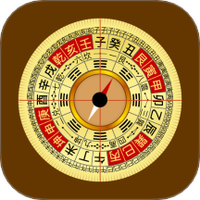 高精罗盘指南针图