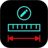 尺寸测量标记图