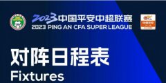中超联赛2023赛季什么时候开始(中超联赛2023赛季赛程表最新)