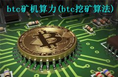 btc矿机算力(btc挖矿算法)