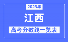 2023江西高考分数线公布(江西高考一本分数线)