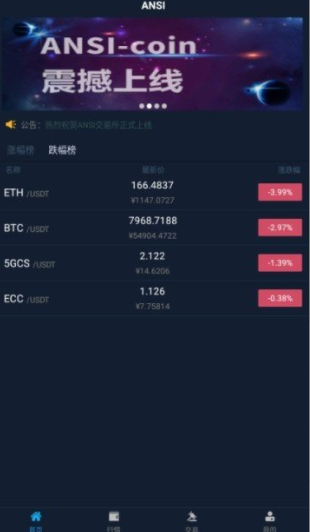 ansi交易所官网最新版